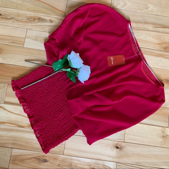 Guess Sheer blouse ( NWT) - Picture 11 of 11